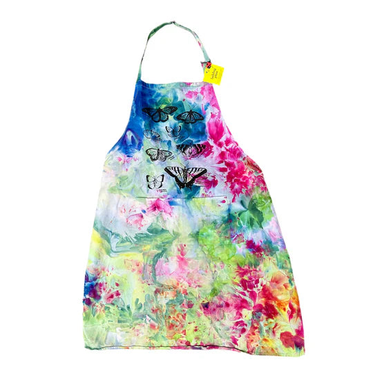 Ice Dyed Butterfly Apron