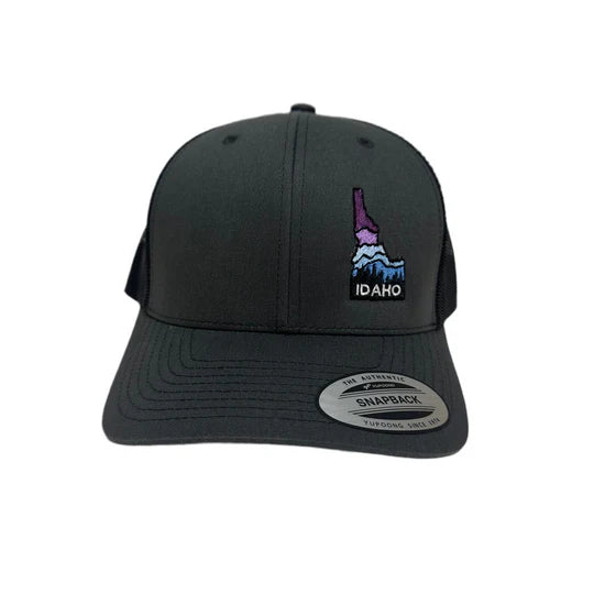 Idaho Embroidered Charcoal Hat