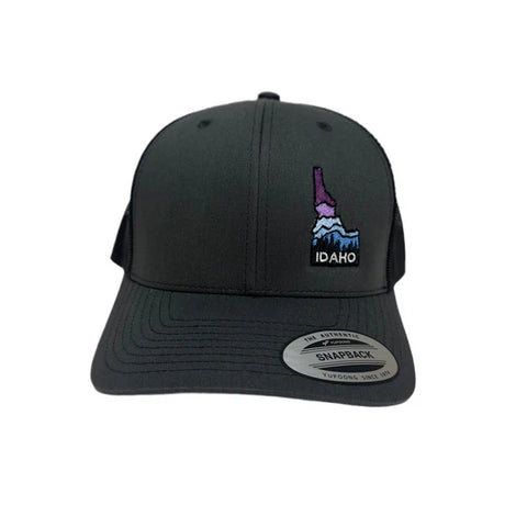 Idaho Embroidered Charcoal Hat