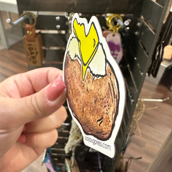 Idaho Spud "baked potato" Full Color Magnet