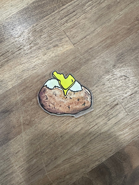 Acrylic Idaho Spud Magnet