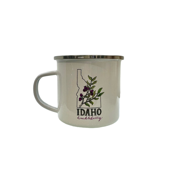 Idaho Huckleberry Enamel Mug