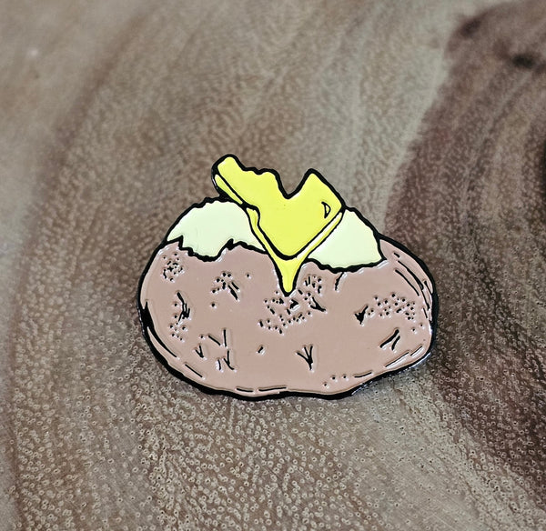 Idaho Spud Enamel Pin – Ladybug Press