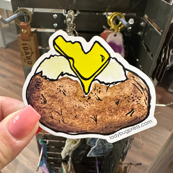Idaho Spud "baked potato" Full Color Magnet