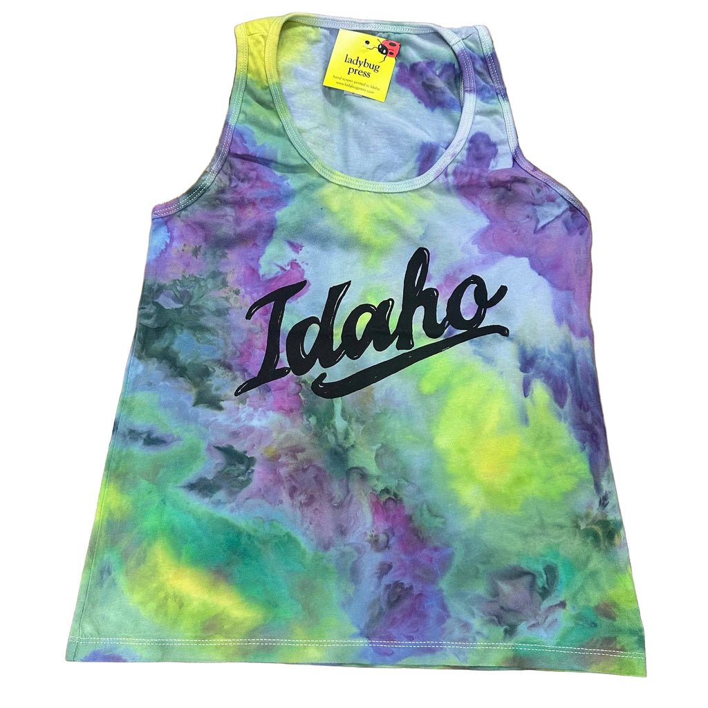 Ice Dyed Retro Idaho Tank Top, Adult sizes