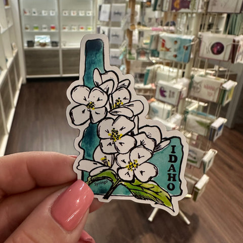 Idaho Syringa Full Color Magnet