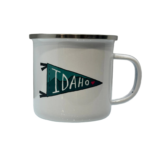 Idaho Pennant Enamel Mug