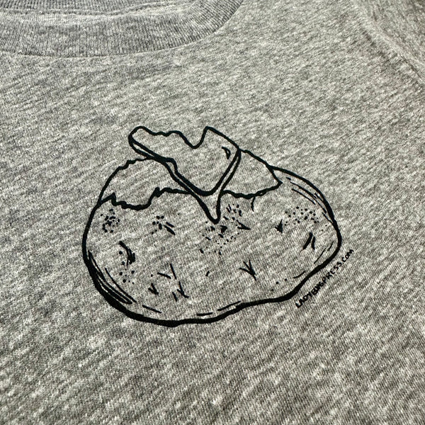 Toddler Idaho Spud T-Shirt, Eco Friendly Water based inks, Toddler Sizes