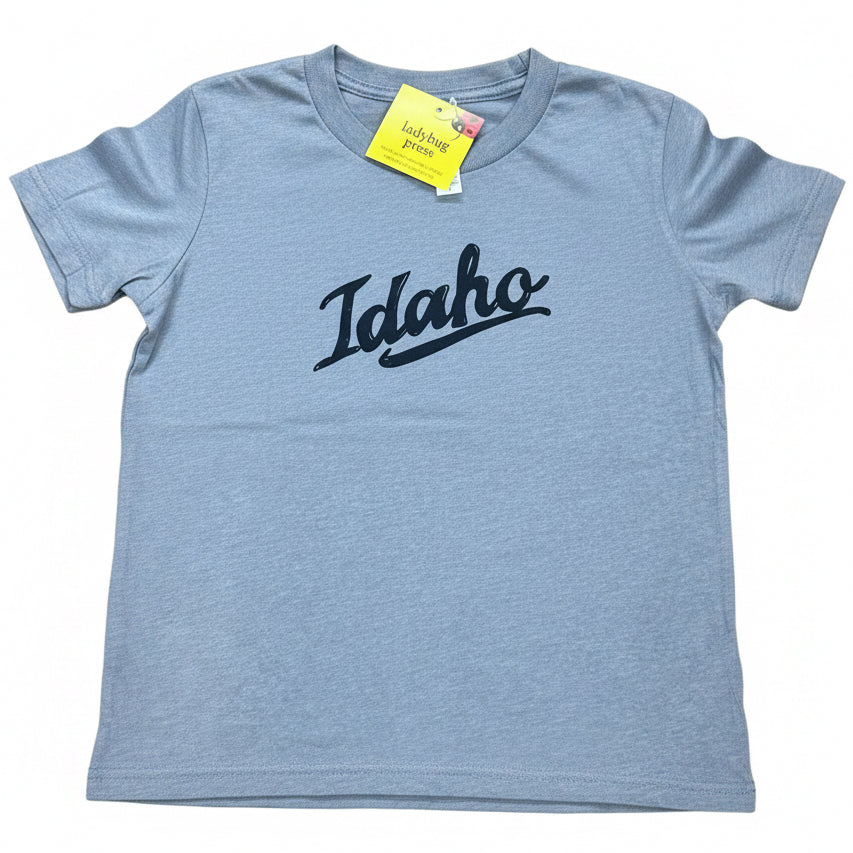 Youth Retro Idaho T-Shirt, Eco Friendly Water based inks