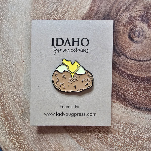 Idaho Spud Enamel Pin