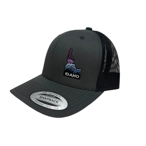 Idaho Embroidered Charcoal Hat