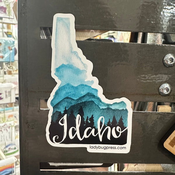 Idaho Mountains and Trees Full Color Magnet