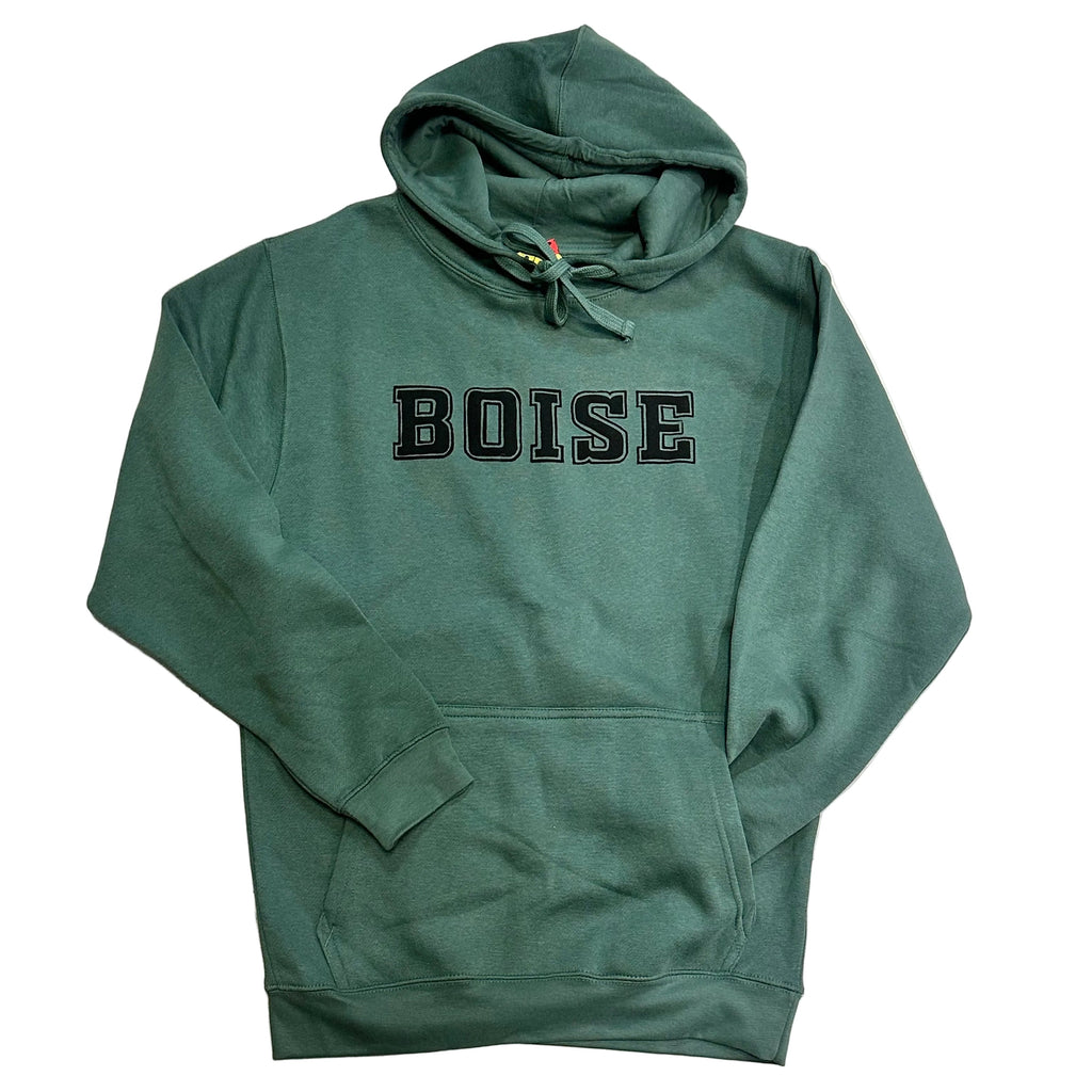 BOISE Hoodie, Screen Printed Eco Friendly