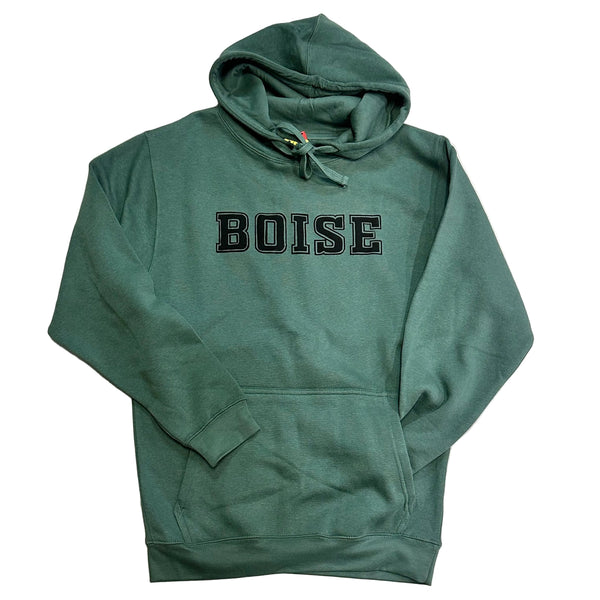 BOISE Hoodie, Screen Printed Eco Friendly