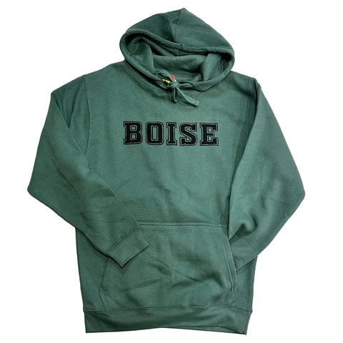 BOISE Hoodie, Screen Printed Eco Friendly