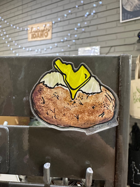 Acrylic Idaho Spud Magnet