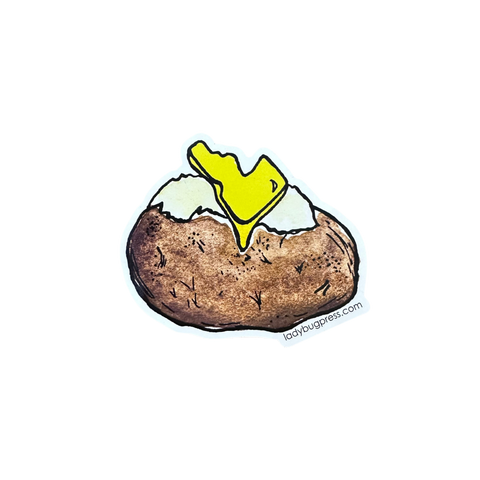 Idaho Spud "baked potato" Full Color Magnet