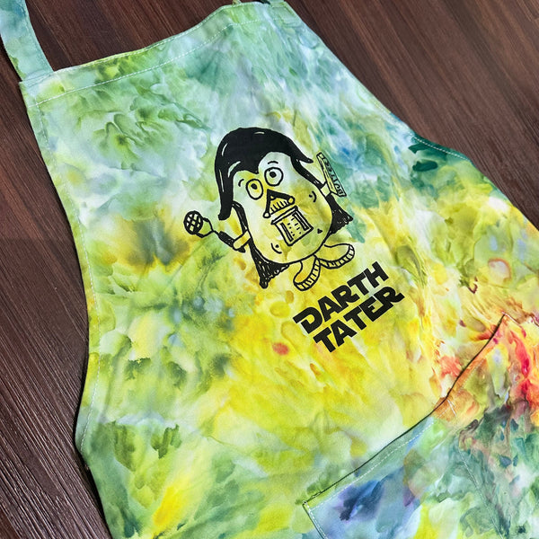 Ice Dyed Darth Tater Apron