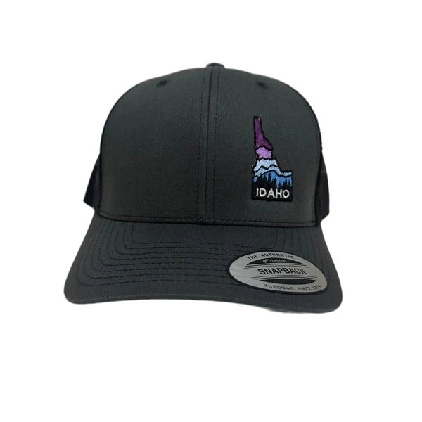 Idaho Embroidered Charcoal Hat