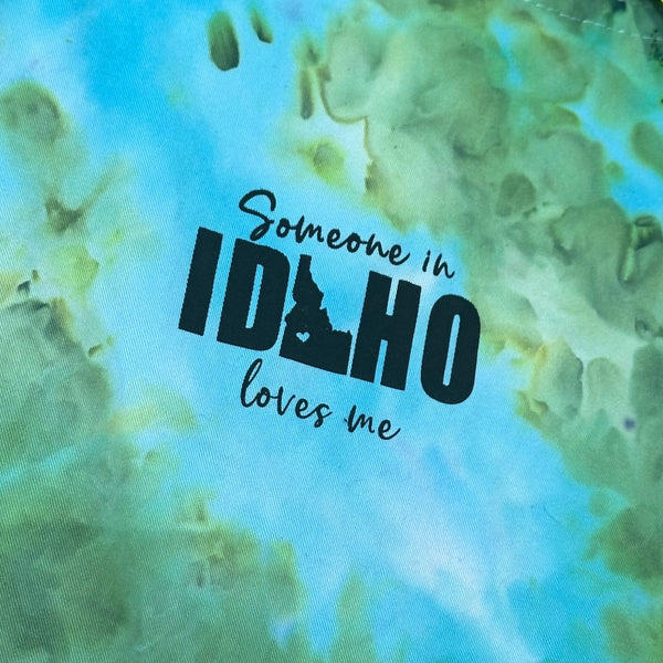 Ice Dyed Someone in Idaho Loves Me Apron