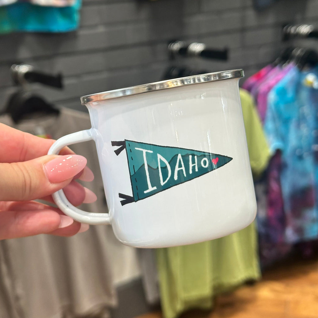 Idaho Pennant Enamel Mug