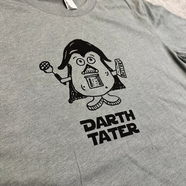Darth Tater T-shirt, Eco Friendly Water based Inks