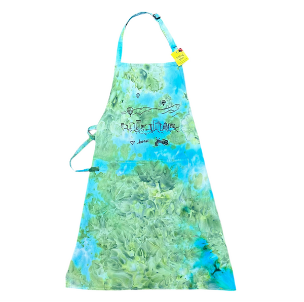 Ice Dyed Boise Balloon Apron