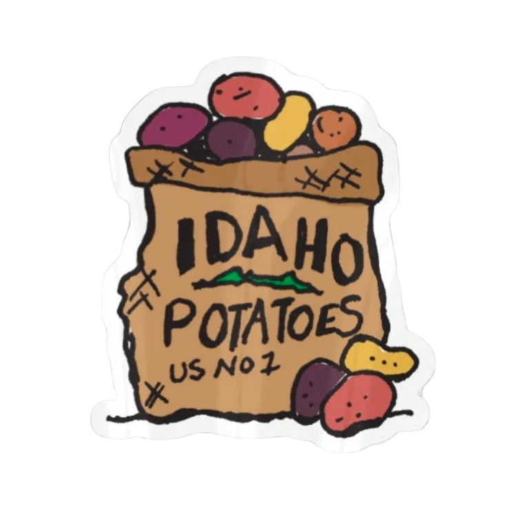Sack of Idaho Potatoes Mini Sticker