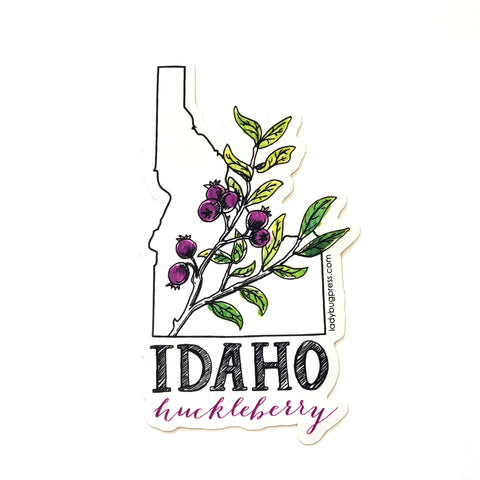 Idaho Huckleberry Sticker