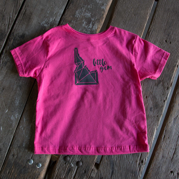 Idaho Gem T-shirt, eco-friendly waterbased inks