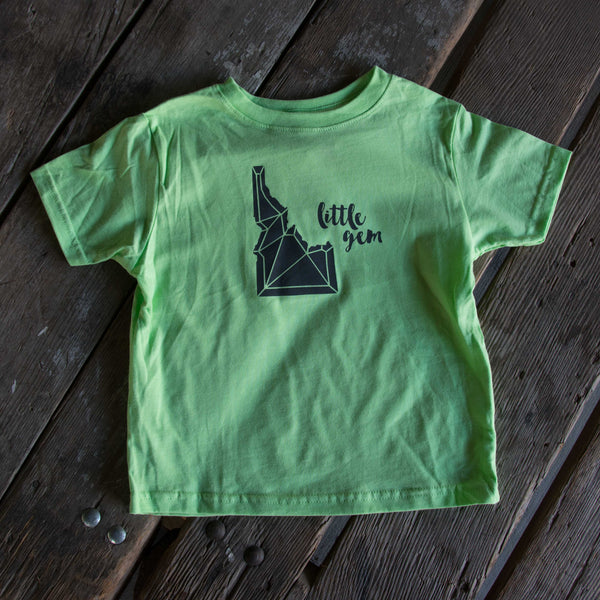 Idaho Gem T-shirt, eco-friendly waterbased inks