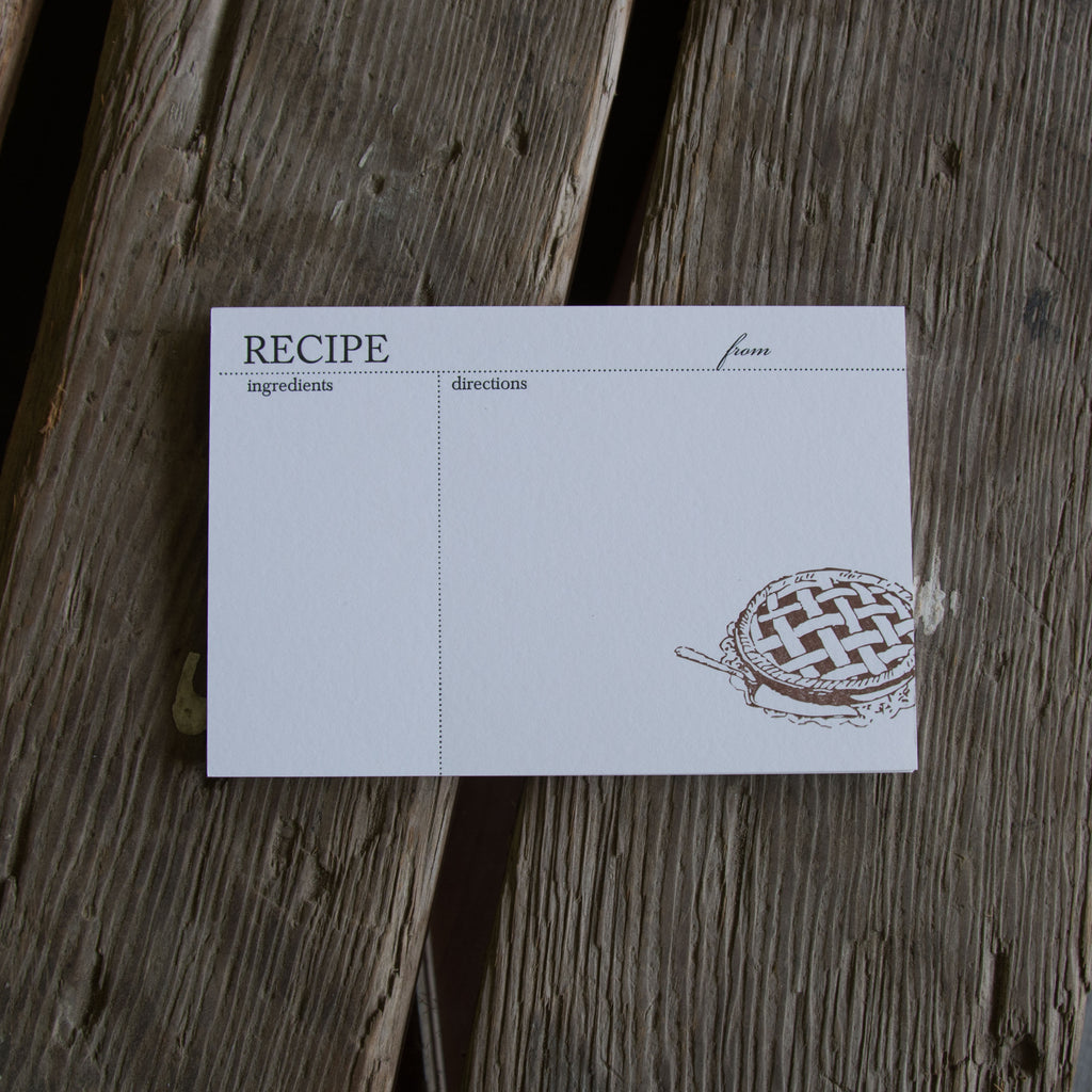 Modern Recipe Cards