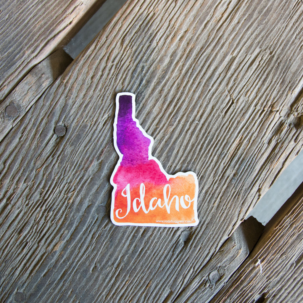 Idaho Watercolor Magnet