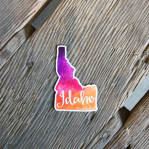 Idaho watercolor magnet