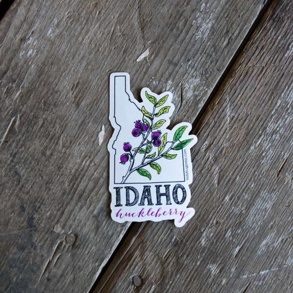 Idaho Huckleberry Sticker